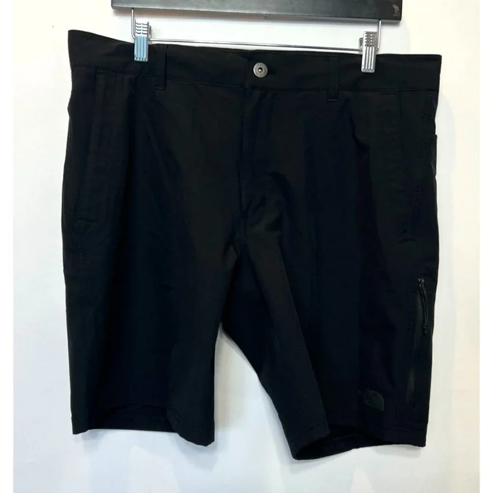 The North Face Mens Rolling Sun Packable Shorts Size 35 Black Light Outdoor Wear